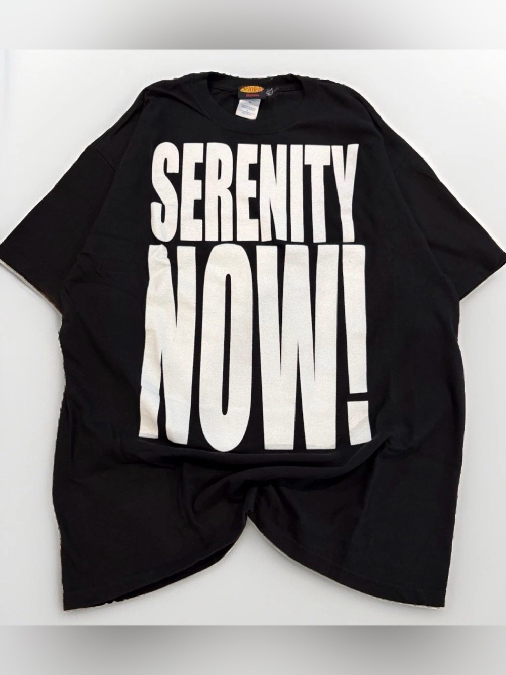 Y2K Seinfeld Serenity Now! T-Shirt Ripple Junction George 90s Rare Size Large